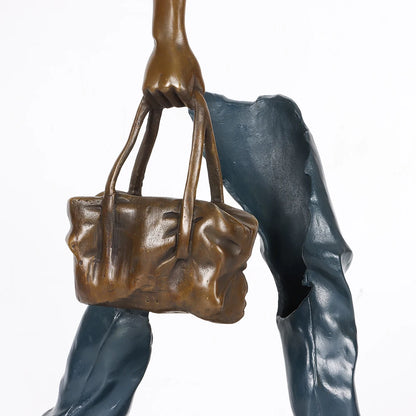 Bronze Traveller Statue