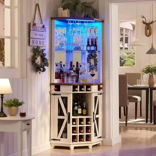 Farmhouse Wine Bar Cabinet