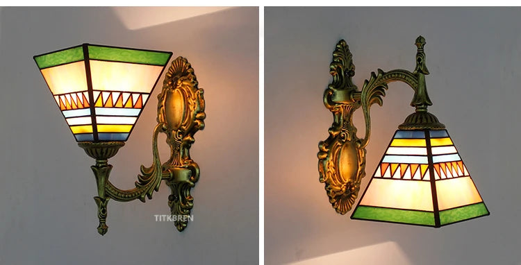 Turkish flower wall light