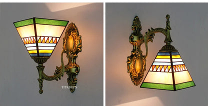 Turkish flower wall light